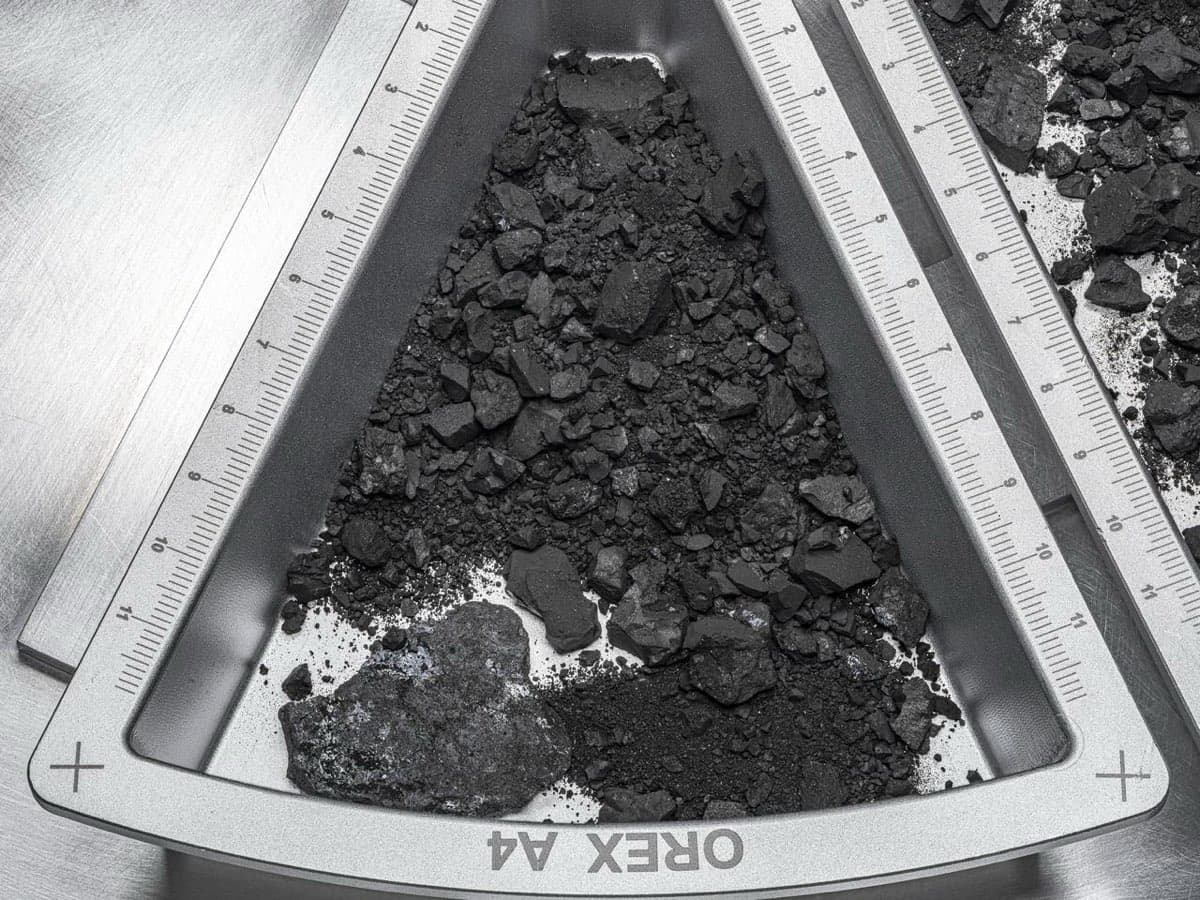 Asteroid sample material — JAXA's Hayabusa2 pioneered asteroid sample return