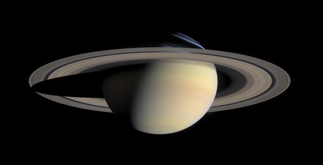 Saturn and its ring system photographed in stunning detail by the Cassini spacecraft