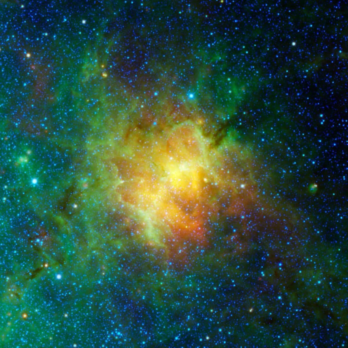 JWST image of the Pillars of Creation in the Eagle Nebula