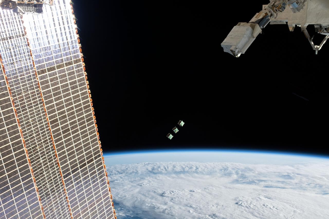 A satellite constellation — surveillance and communications are key military space assets