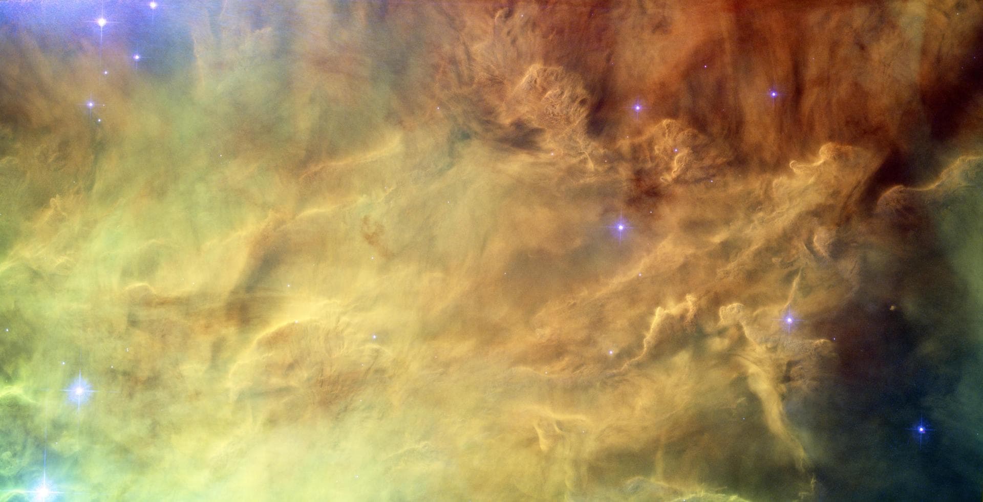 Hubble Space Telescope view of the heart of the Lagoon Nebula